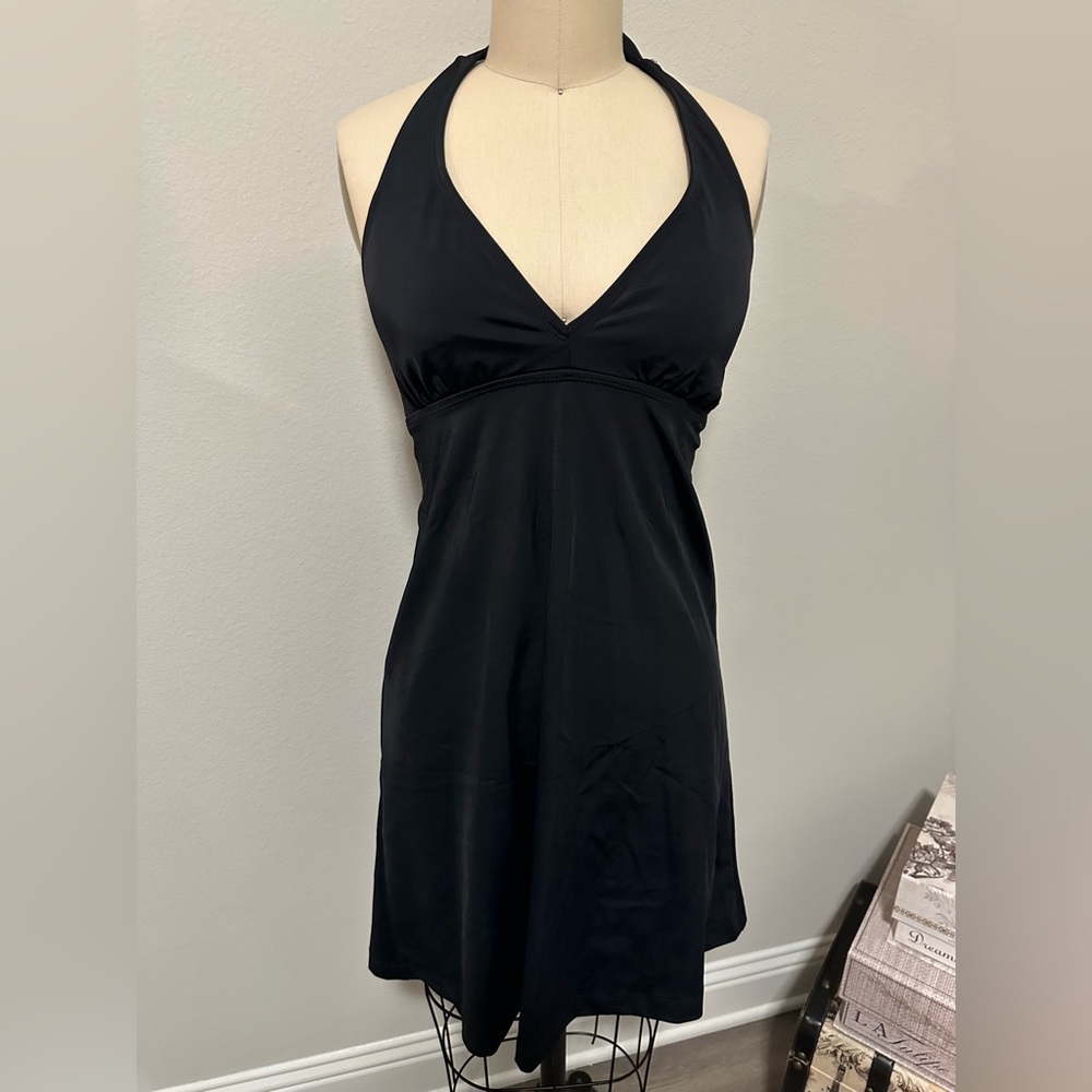 ATHLETA Black Swimsuit Dress